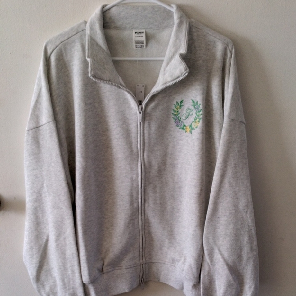 🦋WOMENS VICTORIA'S SECRET PINK ZIP-UP JACKET 🦋